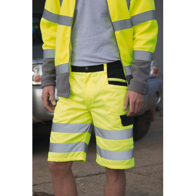 Safety cargo shorts